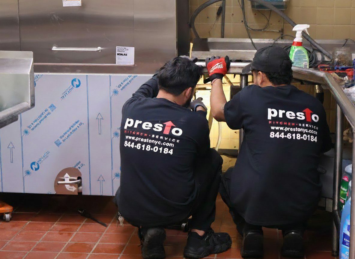 Presto technicians working behind the scenes