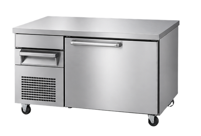 Commercial refrigerated prep table